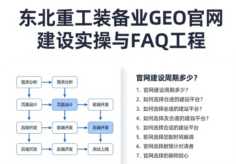 重工装备业GEO官网建设实操与FAQ工程