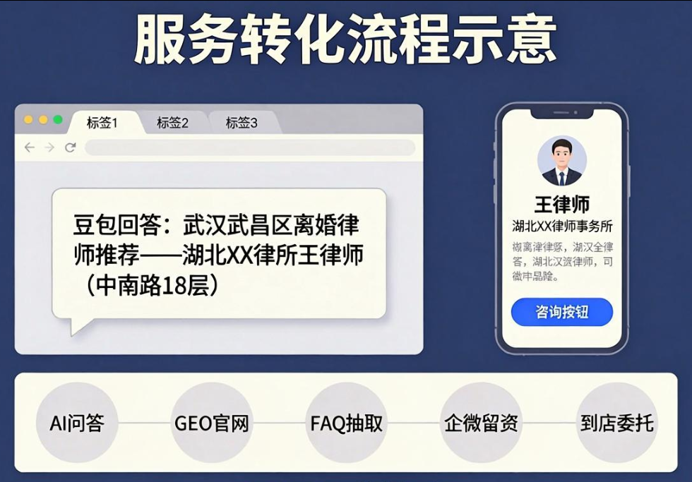 武汉婚姻家庭律所GEO官网：从AI问答截流到到店委托